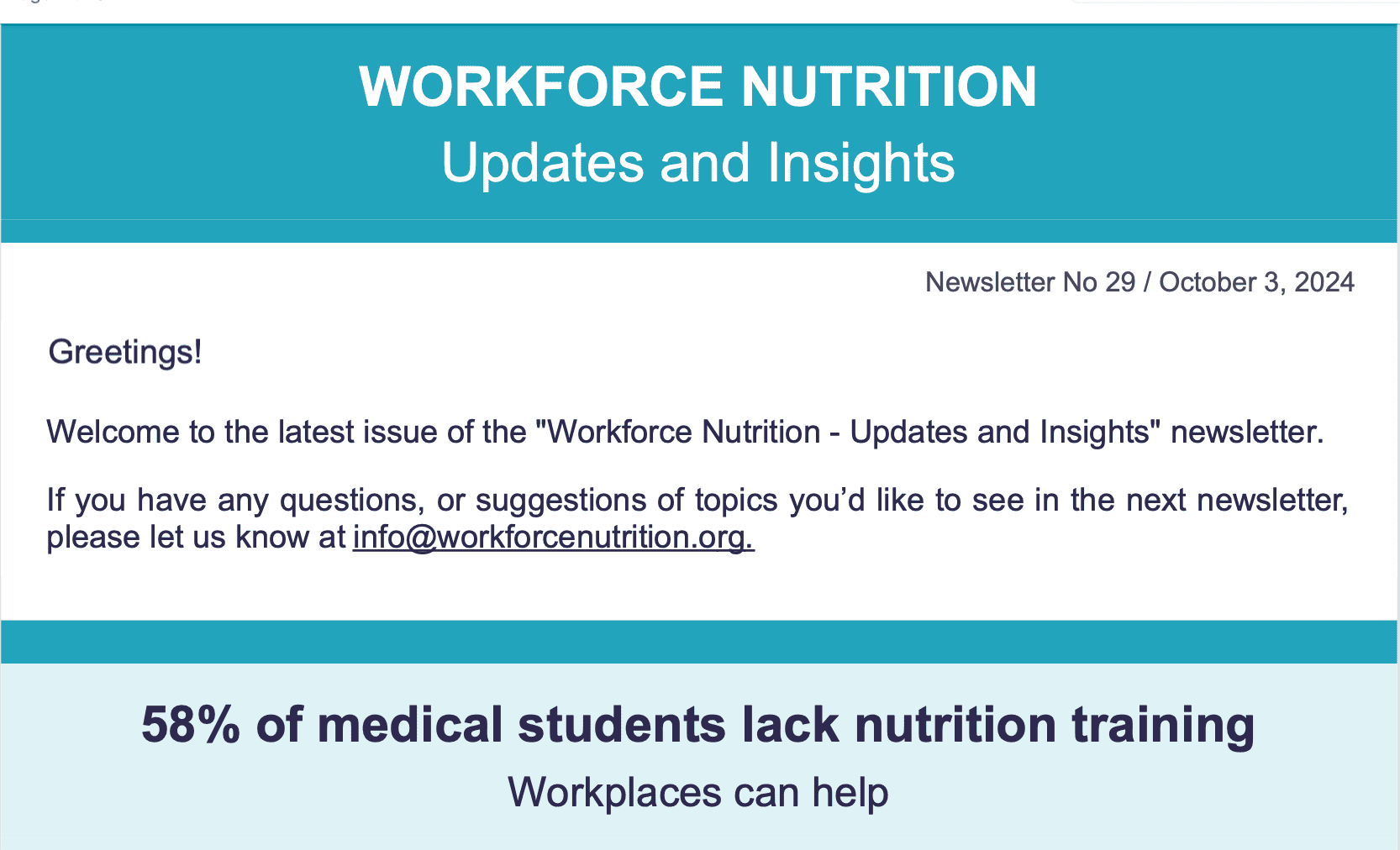 Workforce Nutrition Alliance Logo