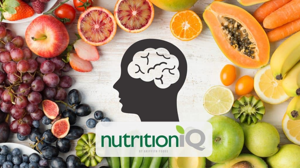 Workforce Nutrition Alliance logo with fresh fruits background.