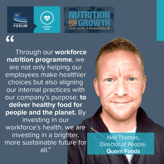 Neil Thomas from Quorn Foods on workforce nutrition and sustainability.