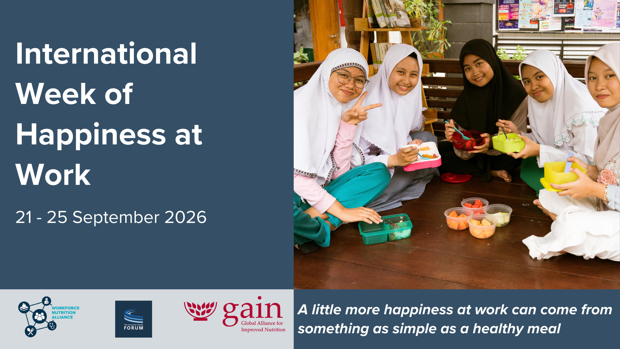 Happiness at work through workforce nutrition